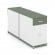 Тумба двухсторонняя опорная приставная с ящиком и распашным фасадом CONCEPT CN.DTGO-005 B/W Кобо Белый бриллиант Белый_1024372