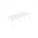 Переговорный стол (3 столешницы) Metal System Б.ПРГ-3.1 Белый_243595