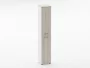 Шкаф 5 узкий закрытый Deka 10.23.16Л Дуб Сантана светлый/Белый_91978