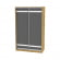 Шкаф-купе B-230х135х60-1(ДВ-Графит-D9D9)_361941