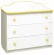 Комод с 3-мя ящиками Радуга Желтый_205067
