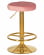 Табурет барный DOBRIN BRUNO GOLD (пудрово-розовый велюр (MJ9-32))_363113