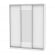 Шкаф-купе B-220х180х60-1(Белый-D9D10D9)_358295