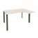 Стол эргономичный правый на П-образном м/к ONIX O.MP-SA-3R Денвер Светлый/Антрацит_240815