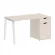 Стол письменный HOME OFFICE VR.SP-3-138.1.A Денвер Светлый/Белый металл_229568