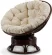 Кресло-качалка Papasan ROCKER MI-004 с подушкой Орех_116876