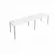 Рабочая станция на 2 раб.места Metal System Б.СМ-2.3 Белый/Серый_242573