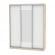 Шкаф-купе B-220х180х60-1(ДСС-Белый-D9D10D9)_358305