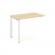 Стайл Проджект Брифинг-приставка SN-59P.BR-003 Акация Лорка/Металл Белый 980*600*750 _3865810