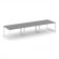 Стайл Проджект Стол переговорный SN-59O.SPRG-052.3 Серый Пепел/Металл Белый 3540*1180*750 _3820584