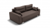 Диван Модерн -1 (ЗР) Цвет фасада: Коричневый; Тип: Прямой; Материал фасада: Металл/Велюр_871221