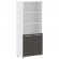Шкаф с одним комплектом глухих малых дверей EDIS EHCS 85.5 Мокко Белый Белый_3653686