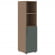 Шкаф-колонка с глухой малой дверью (правый) VELION VMCS 40.5 R Нефрит Кобра_2998951