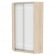Шкаф-купе Белла(H9)2300х1153х1153(ДСС-Белый-D9D9)_357486