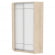 Шкаф-купе Белла(H9)2300х1153х1153(ДСС-Белый-D7D7)_357460