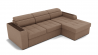Диван Манчестер (ЗР) Цвет фасада: Светло коричневый; Тип: Левый/правый; Материал фасада: Металл/Велюр_866059