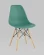 Стул Eames DSW 4 шт. Серо-зеленый_267646