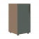 Шкаф-колонка с глухой малой дверью (левый) VELION VLCS 40.1 L Нефрит Кобра_2998957