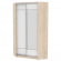 Шкаф-купе Белла(H9)2300х1153х1153(ДСС-Белый-D7D8)_357511