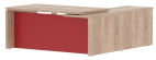 Стол руководителя левый Torr LUX TLCT 1820 L Дуб Каньон Красный_635988