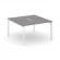 Стайл Проджект Рабочая станция двухсторонняя SN-59P.DRS-021 Серый Пепел/Металл Белый/Заглушка Пласти _3877851