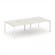 Стайл Проджект Рабочая станция двухсторонняя SN-59P.DRS-032 Дуб Наварра/Металл Белый/Белый Заглушка _3813238