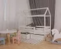 Кровать-домик RooRoom кд-3Р с ящиками Розовый_165889