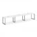 Стайл Проджект Рабочая станция односторонняя SN-59O.ORS-043 Белый/Металл Серый/Серебро Заглушка 4140 _3819136