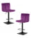 Стул барный DOBRIN DOMINIC (фиолет велюр (MJ9-58)) 2 шт_3636614