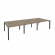 Рабочая станция на П-образном м/к ONIX O.MP-D.RS-6.2.7 Тиквуд Темный/Антрацит_252645