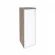 Шкаф средний узкий левый ONIX O.SU-2.4R(L) white Тиквуд Темный_255565