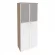 Шкаф высокий широкий ONIX O.ST-1.7R Дуб Аризона/Белый_242952