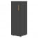 Шкаф-колонка с глухой средней дверью левый Forta FMC 40.1 L Черный графит_289666