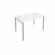 Стол письменный METAL SYSTEMБ.СП-2 Белый/Серый_237349