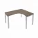 Стол письменный METAL SYSTEM Б.СА-3 Пр Вяз/Серый_237472