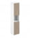 Шкаф высокий правый с нишей Sigma SG.866.WH.OD.OD.R Белый Дуб темный_750125