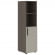 Шкаф-колонка с глухой малой дверью (правый) VELION VMCS 40.5 R Аметист Дуб Сильвер_2998947