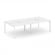 Стайл Проджект Рабочая станция двухсторонняя SN-59P.DRS-034 Белый/Металл Белый/Белый Заглушка 3160*1 _3815911