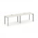 Стайл Проджект Рабочая станция односторонняя SN-59P.ORS-021 Дуб Наварра/Металл Серый/Серебро Заглушк _3856679