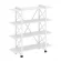 Стеллаж на колесных опорах - 4 полки LOFT  VR.L-MST.K-4.8V Металл белый Белый Бриллиант_227404