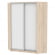 Шкаф-купе YA-198х1250-1(ДСС-Белый-D6D6)_357397