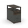 Тумба опорная/приставная с ящиком, распашным фасадом и надставкой CONCEPT CN.TGP-002 B/W Дуб Мали Антрацит_1016238
