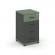 Тумба опорная/приставная с 4 ящиками CONCEPT CN.TUO-002 B/W Кобо Антрацит_1025766