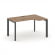 Стайл Проджект Стол рабочий эргономичный SN-59P.SPA-011(R) Дуб Табак/Металл Антрацит/Черный Заглушка _3808348