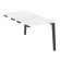 Стол-приставка двойной к опорным элементам ONIX WOOD OW.D.SPR-0.8 Белый Бриллиант/Темный_214565